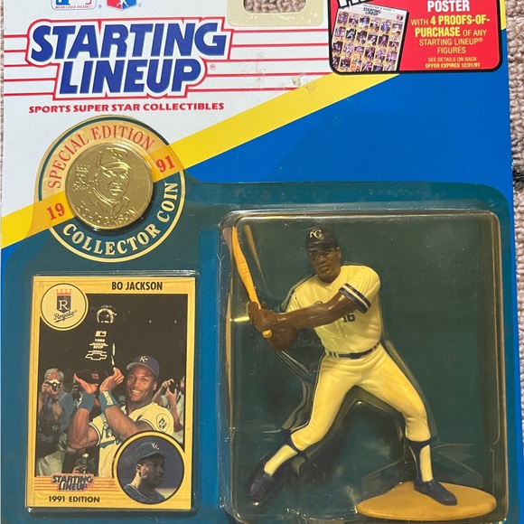 Bo Jackson Baseball Starting Lineup Combo - Picture 2 of 3